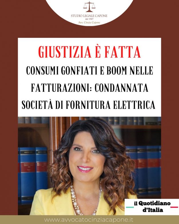 consumatore fornitura elettrica
